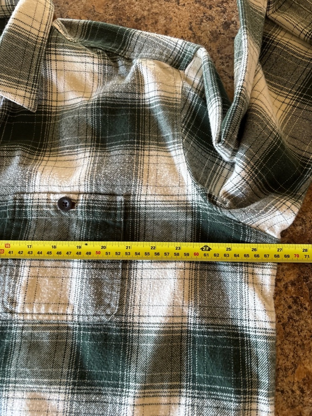 Orvis Perfect Flannel Shirt, Button Down, Classic Plaid Outdoorsman Cotton, XLT - Picture 10 of 13